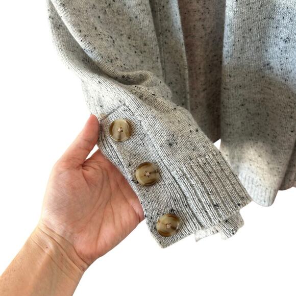 Lane Bryant Women's Gray Plus Size Open Front Cozy Cardigan Size 26/28 - Picture 3 of 7